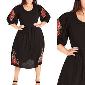 CITY CHIC Sweetly Midi Dress Plus Size